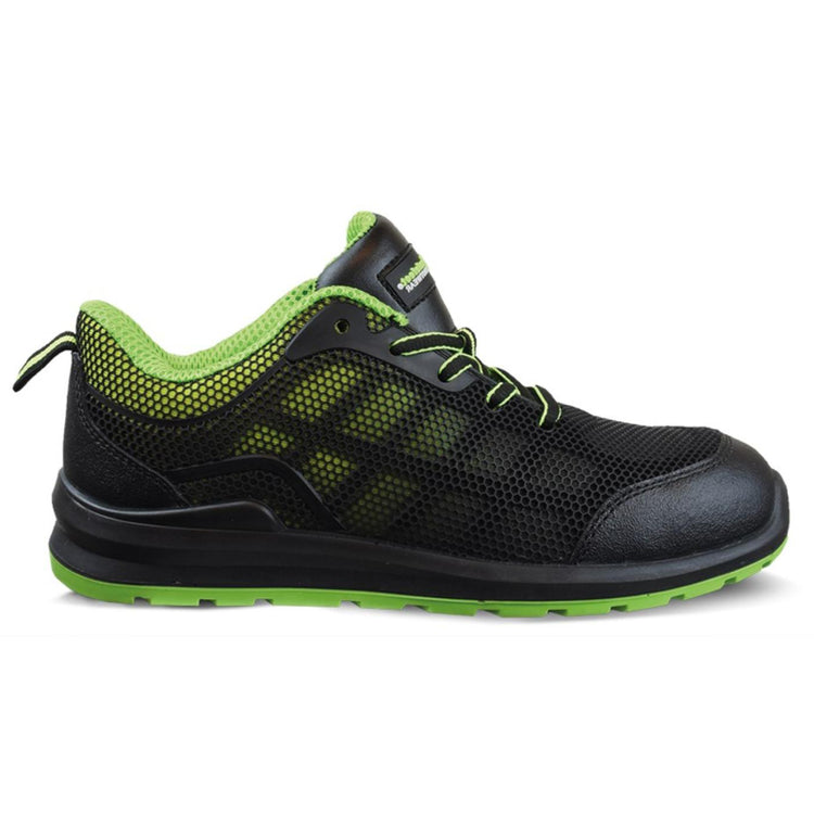 Ty safeet werkschoen safe sneaker askim laag s1p | zwart limoen | maat 41 - 8719388017341
