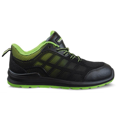 Ty safeet werkschoen safe sneaker askim laag s1p | zwart limoen | maat 45 - 8719388017389