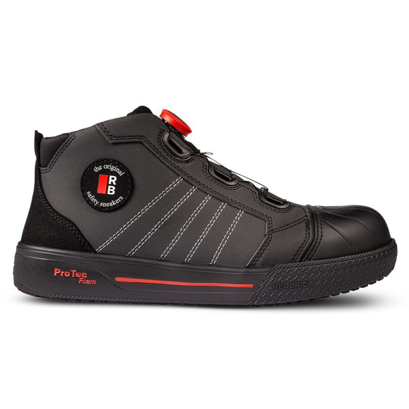 Redbrick sprint boa s3s | zwart | maat 42 - 8713458013318