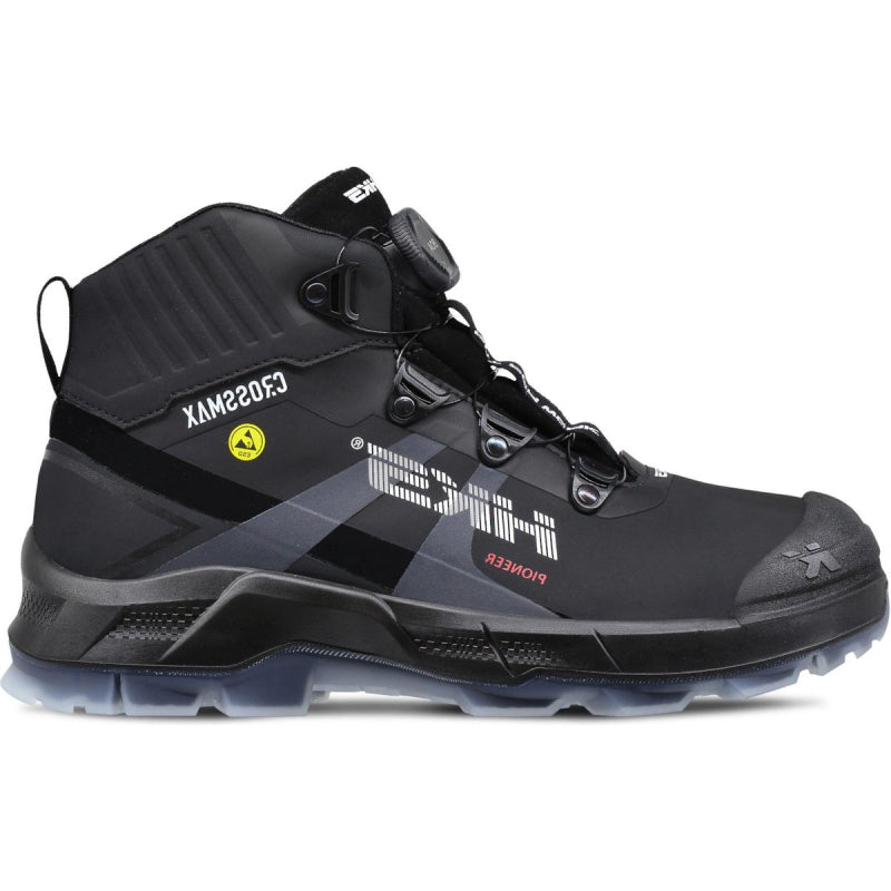 Hks werkschoen pioneer boa s3s hoog + kn | zwart | maat 42 - 4040005162422