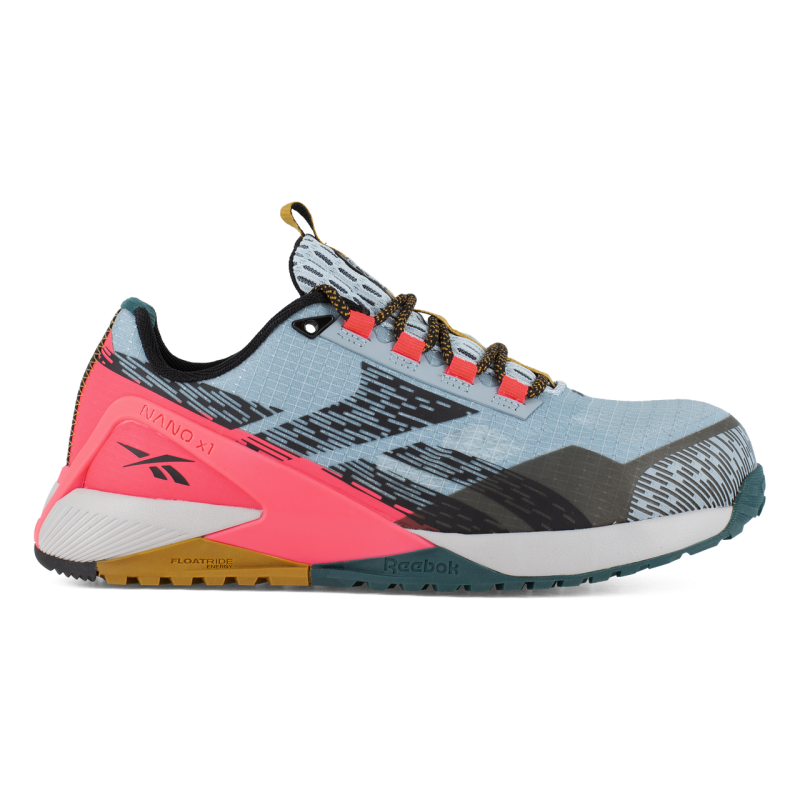 Reebok werkschoen nano ib382 s1ps | blauw roze | maat 41 - 690774734906