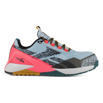 Reebok werkschoen nano ib382 s1ps | blauw roze | maat 42 - 690774734913