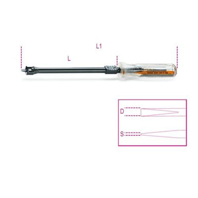 Beta klemschroevendraaier 3x125mm 1250