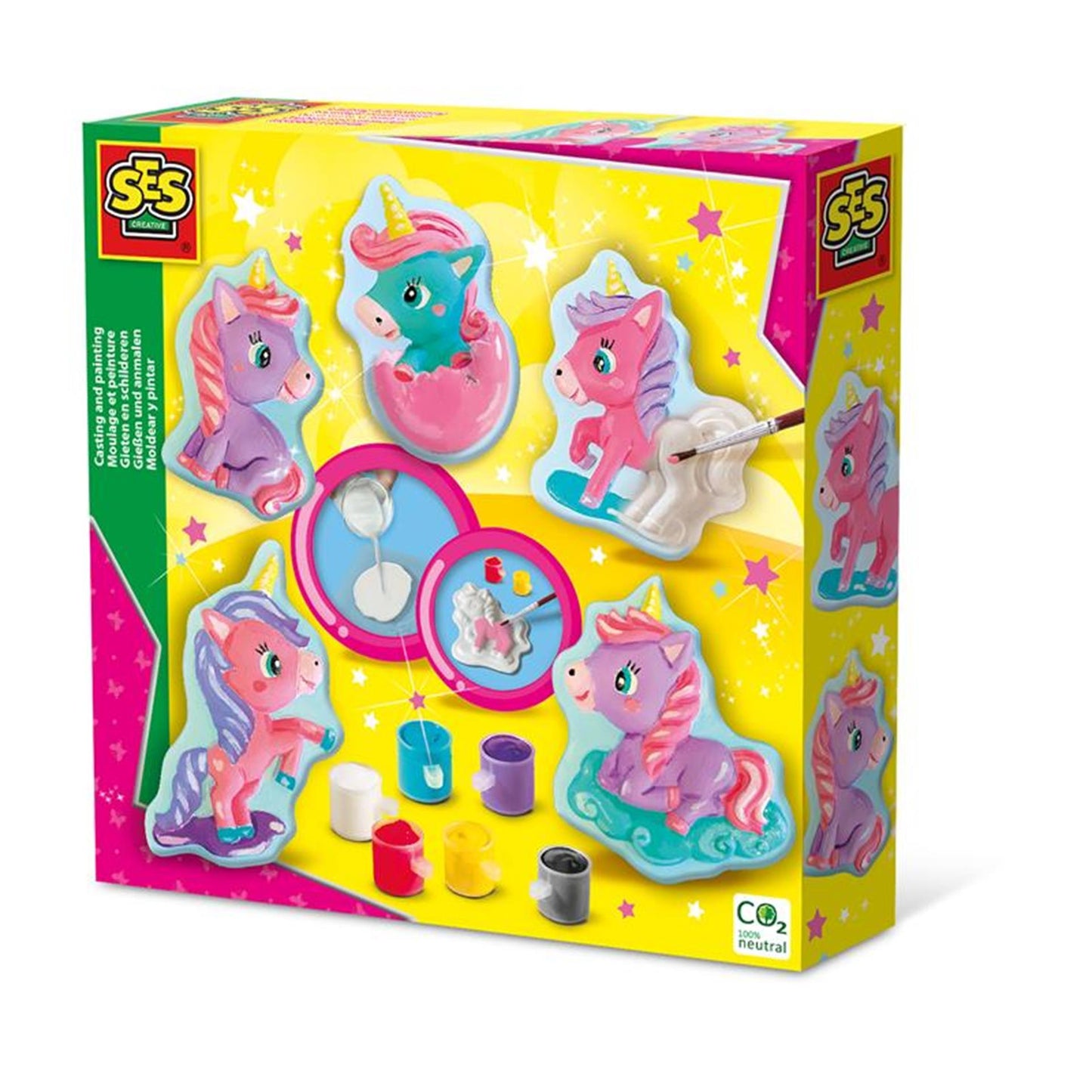 Ses gieten en schilderen - baby unicorns
