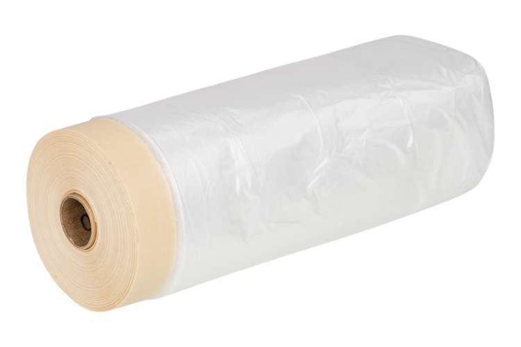 Hsv 0140 rol afdekfolie + masking tape | 33m x 30cm - 2.12.0140.03