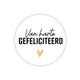 Kassaplan stickers van harte gefeliciteerd ø40mm rol a 250 stuks