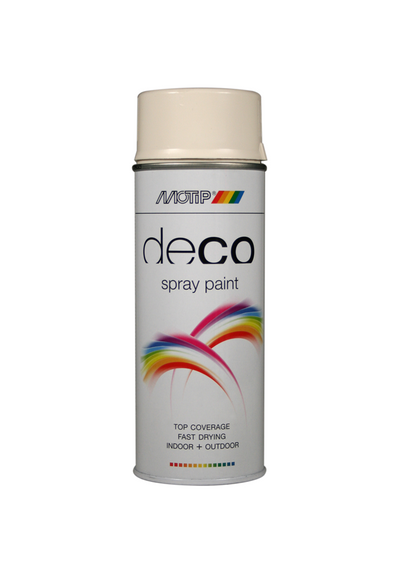 Motip deco lak | hoogglans | ral 9001 | 400ml - 01695