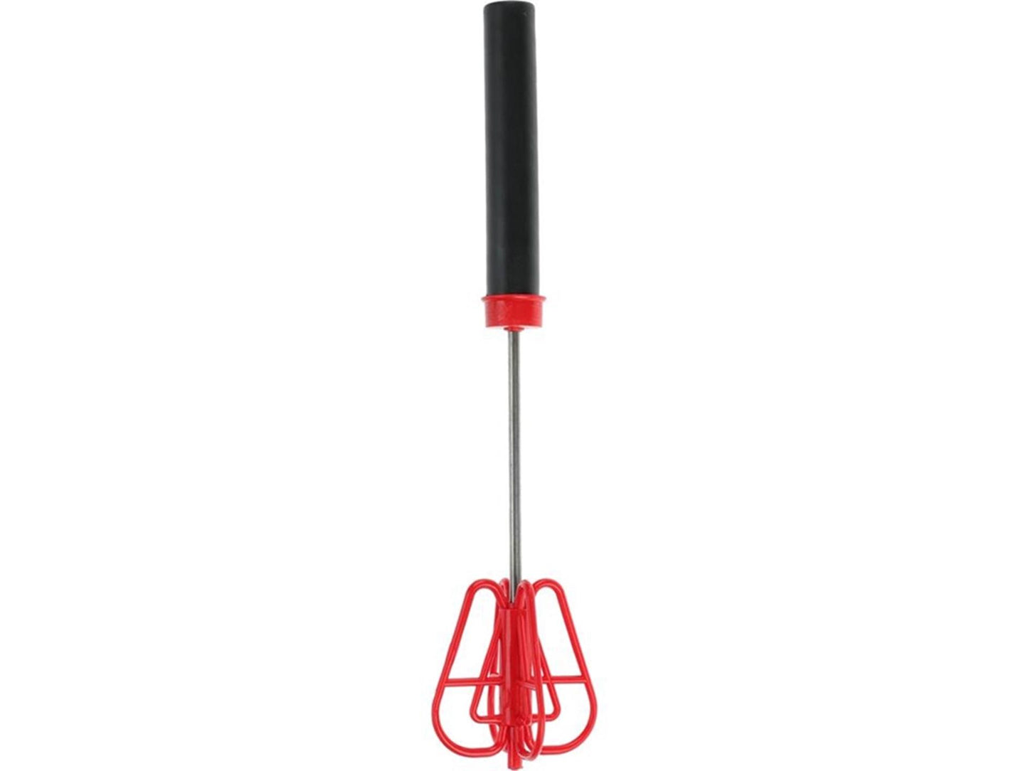 Excellent houseware druk garde kunststof met rvs 26x6x6cm rood