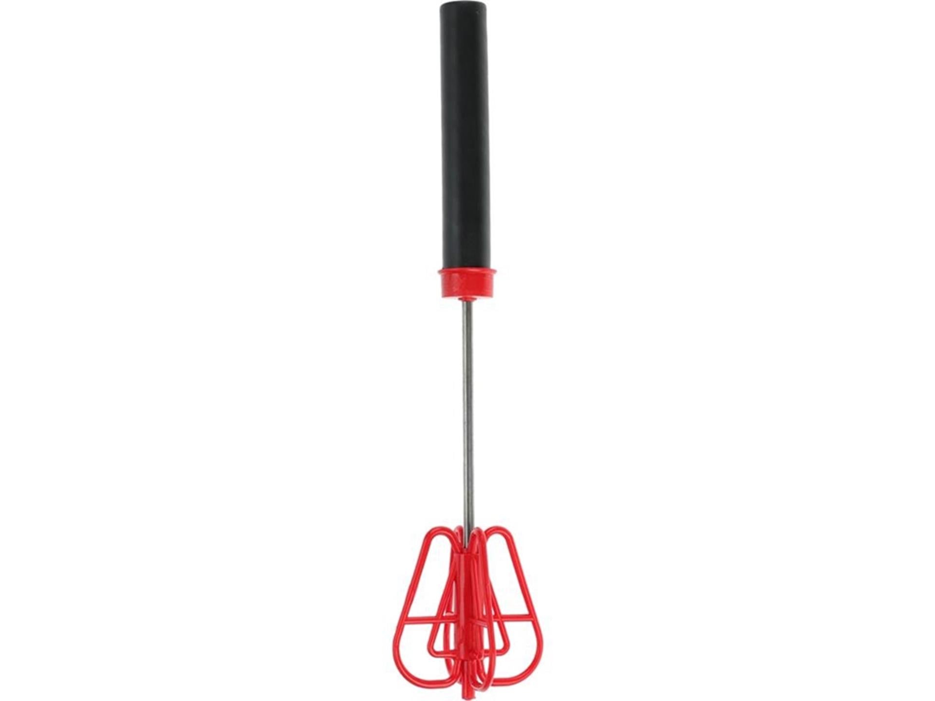 Excellent houseware druk garde kunststof met rvs 26x6x6cm rood