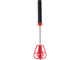 Excellent houseware druk garde kunststof met rvs 26x6x6cm rood