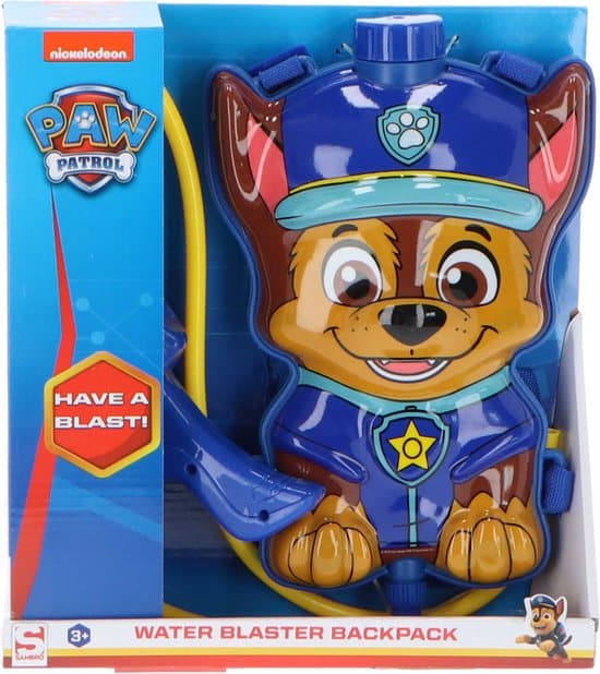 Dinotoys apeldoorn waterpistool paw patrol met rugzak waterreservoir
