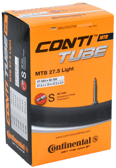 Continental schlauch mtb 27,5 conti tube mtb 27.5 47 62-584 s42 lig