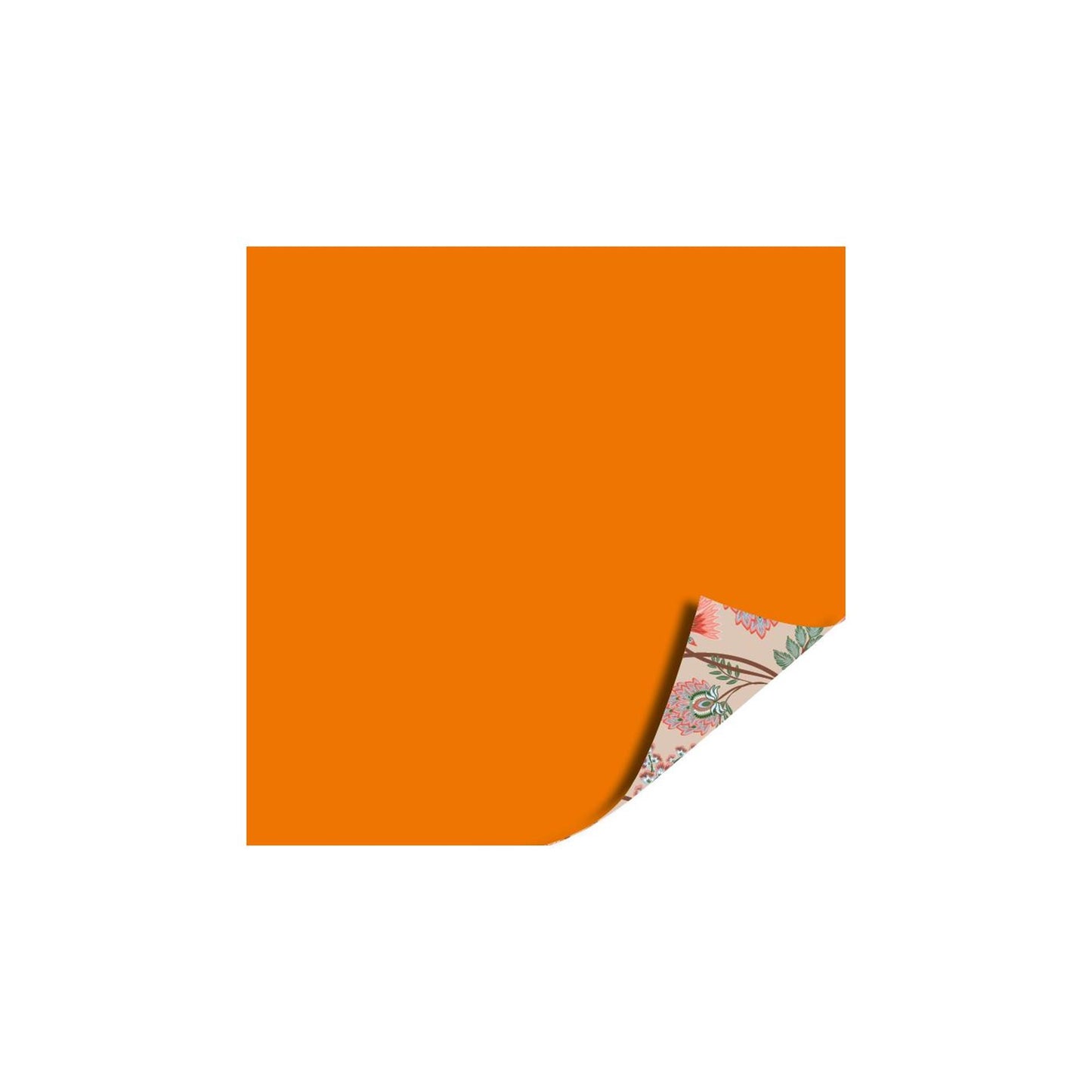 Kassaplan toonbankrol 40cm 100m boho bloom oranje