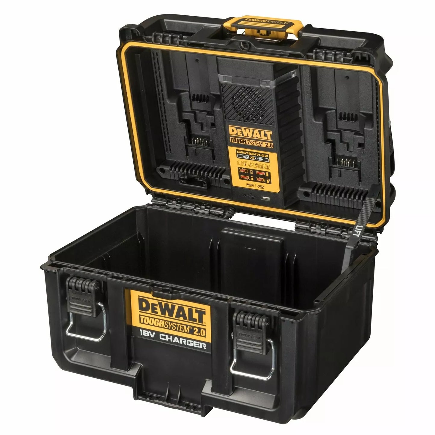 Dewalt accessoires dwst83471-qw toughsystem 2.0 koffer acculader - dwst83471-qw