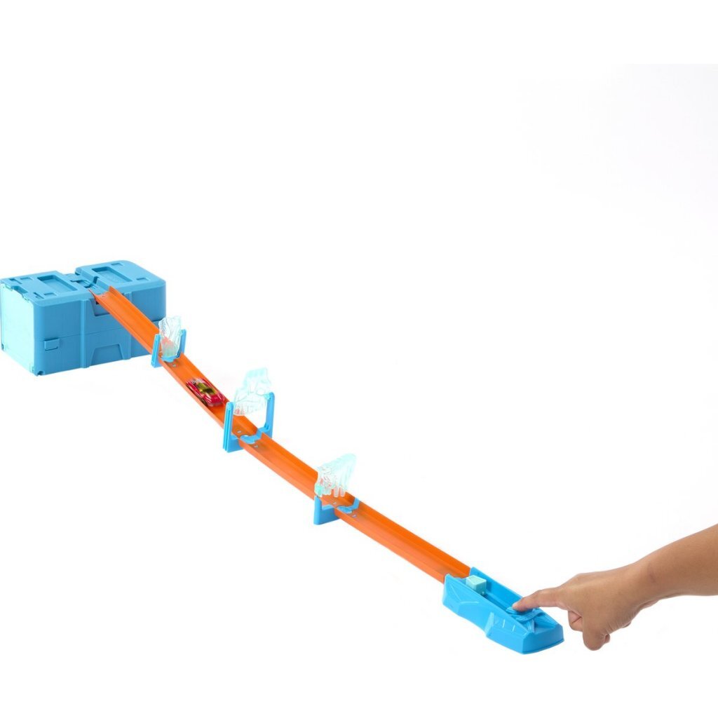 Mattel hot wheels track builder ijzige crashset