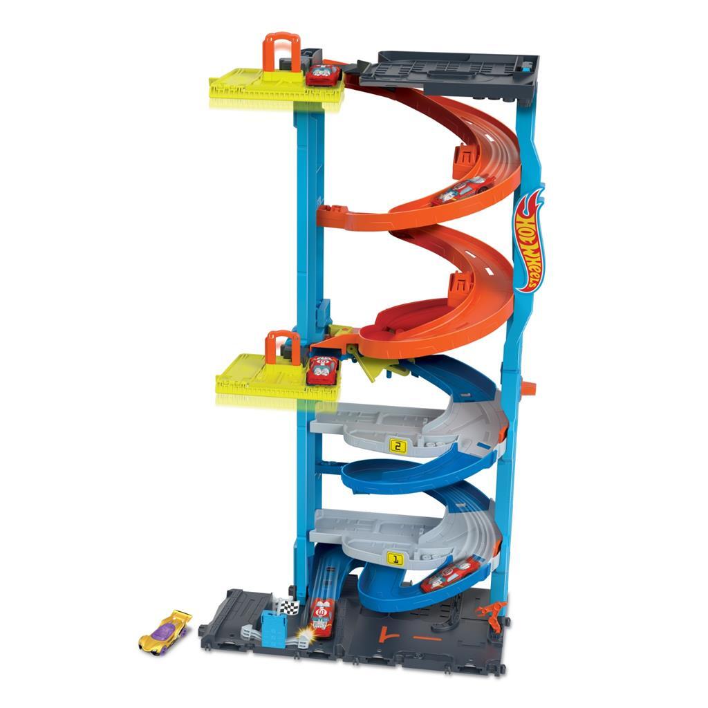Mattel hot wheels city transforming race tower