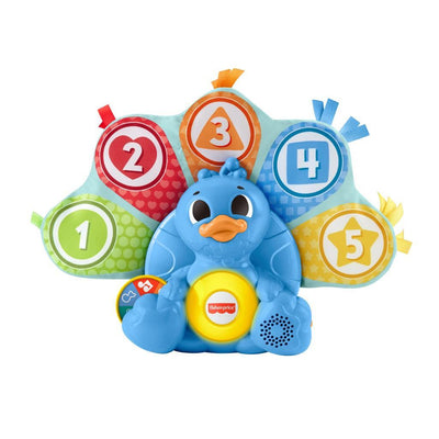 Fisher price linkimals tellen en kleuren pauw + licht en geluid
