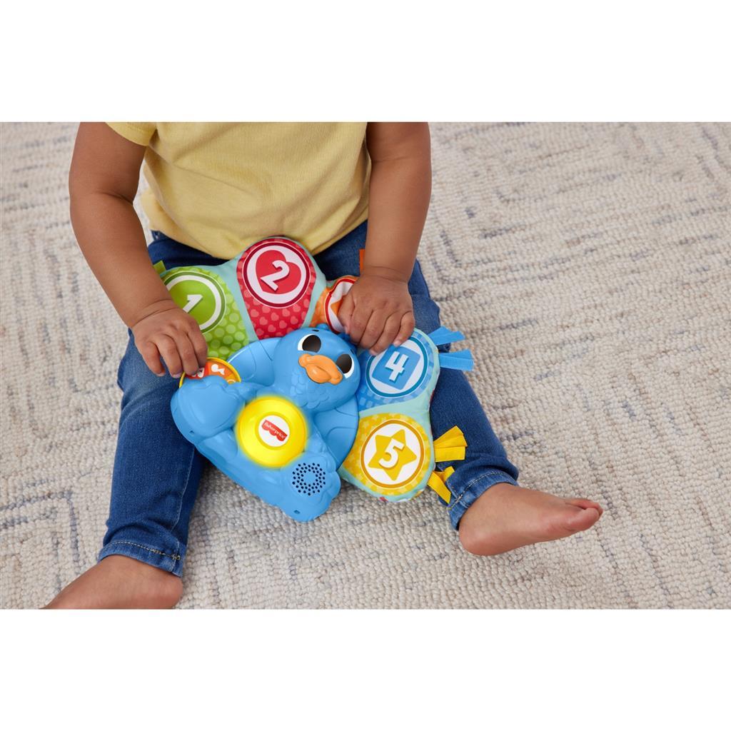 Fisher price linkimals tellen en kleuren pauw + licht en geluid