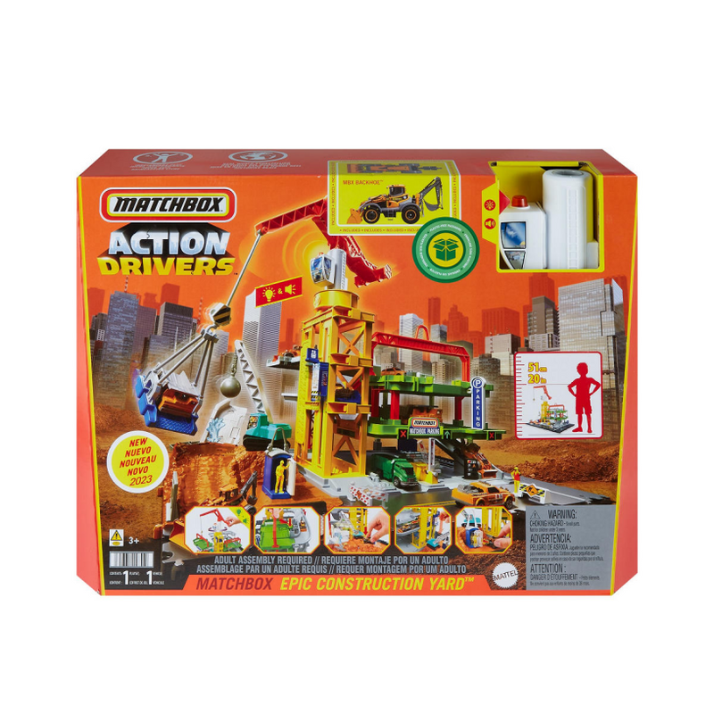 Mattel matchbox action drivers bouwplaats speelset