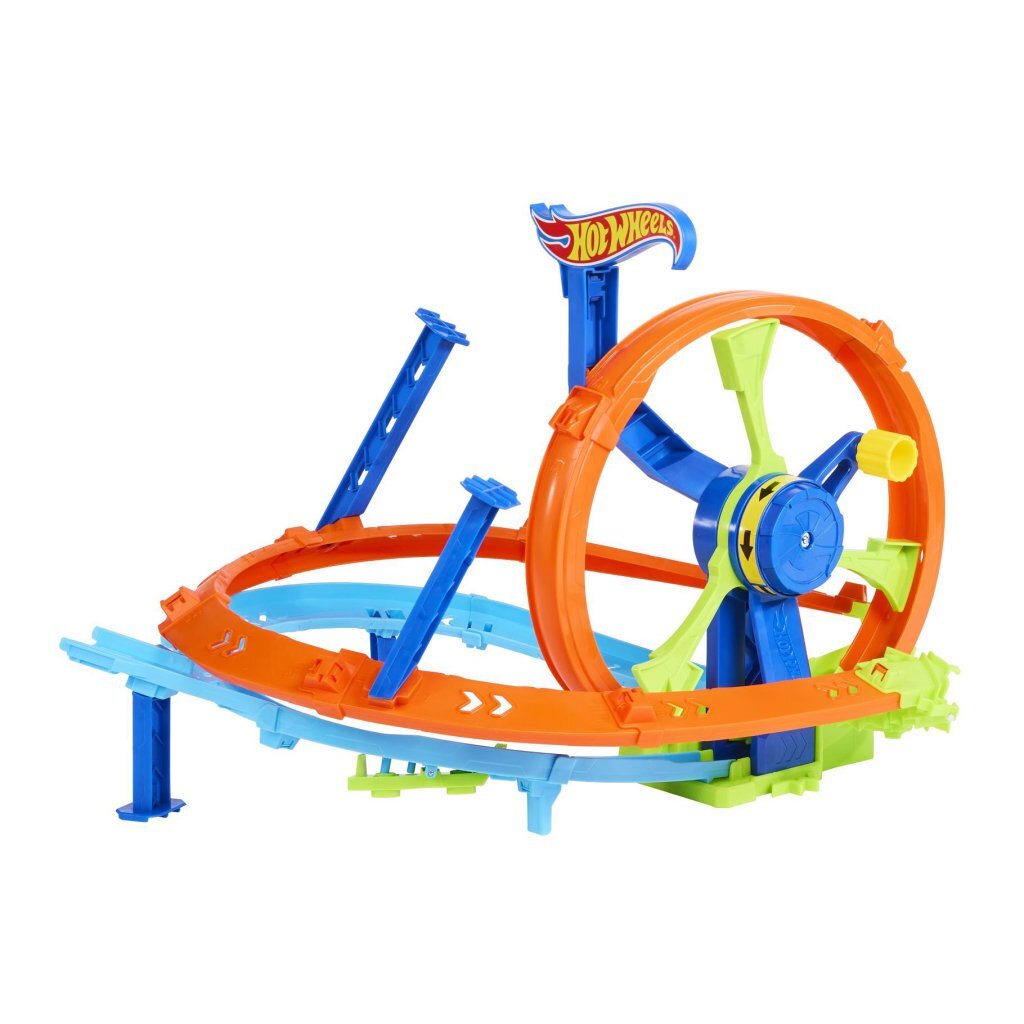 Hot wheels razendsnel lanceren en loopen - loopingbaan