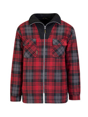 Storvik producten houthakkers fleecevest stanley thermo rood zwart 3xl - afbeelding 1