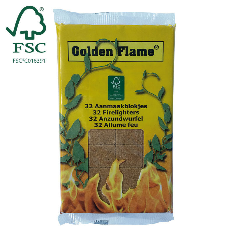Producten aanmaakblokjes fsc bruin 32 st