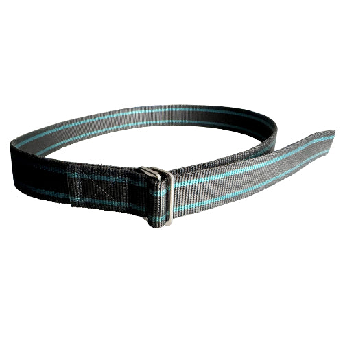 Producten riem nylon knelgesp 130cm rvs gespen zwartgroen