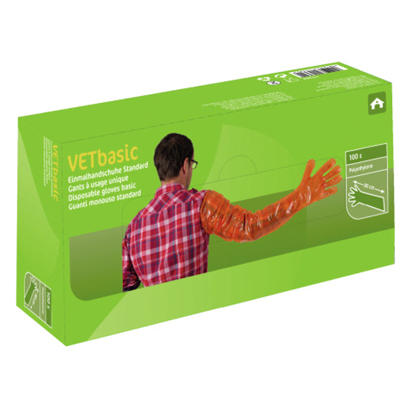 Kerbl producten onderzoekshandschoen vetbasic lang 90cm a 100st