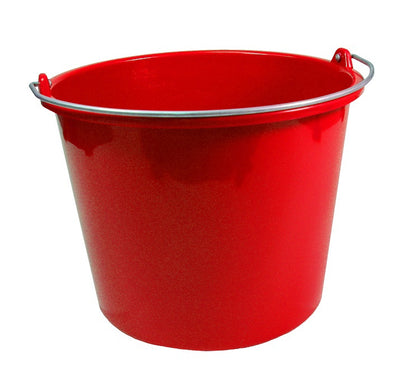 Eurotools emmer kunststof prof, rood 12l.