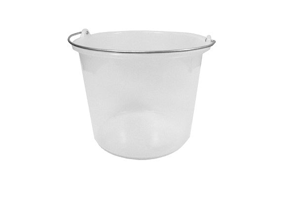 Producten emmer kunststof prof mm transparant 12l