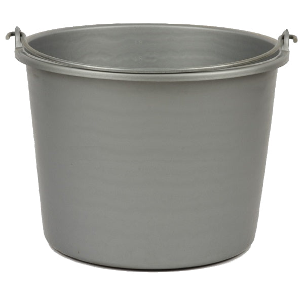 Producten emmer kunststof rond grijs 20l