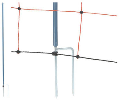 Ako producten vervangende paal voor schapennet blauw dubbele pen 122cm