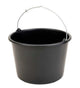 Producten bouwemmer kunststof zwart 12l