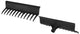 Mm eurotool producten boxenkrabber hark zwart 40cm