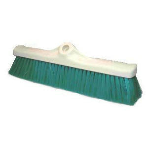 Producten stalbezem 40cm kunststof groen
