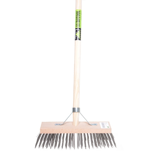 Mm eurotool producten staaldraad bezem 30cm mm plussteel 140cm