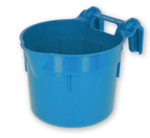 Abi producten voerbak kunststof hangon royal blue 8l