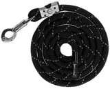 Producten halstertouw reflective black silver paniekhaak - afbeelding 1