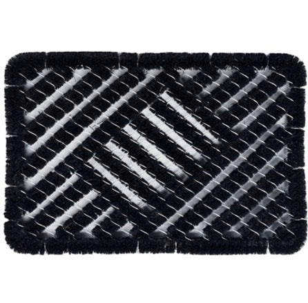 Producten borstelmat deurmat kokos zwart 40x60cm