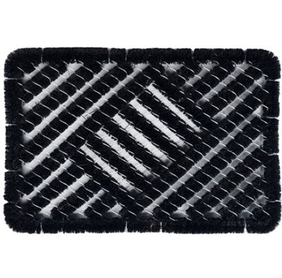 Producten borstelmat deurmat kokos zwart 40x60cm