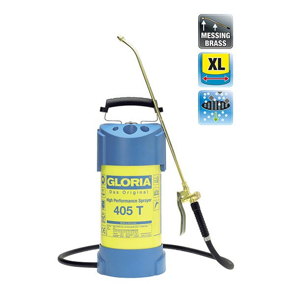 Gloria producten drukspuit 405t vuurverzinkt 5 liter
