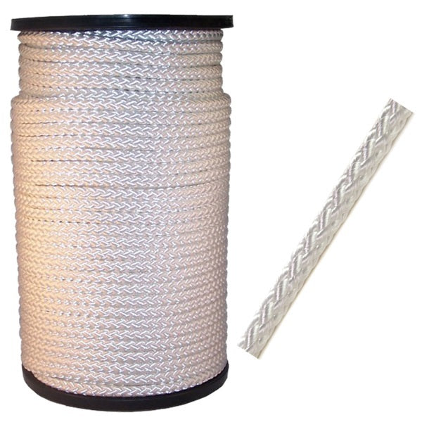 Producten nylon touw wit gevlochten 3mm 100m