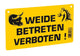 Ako producten waarschuwingsbordje verboden te betreden