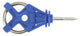 Ako producten poortgreepanker x blauw rvs 10st