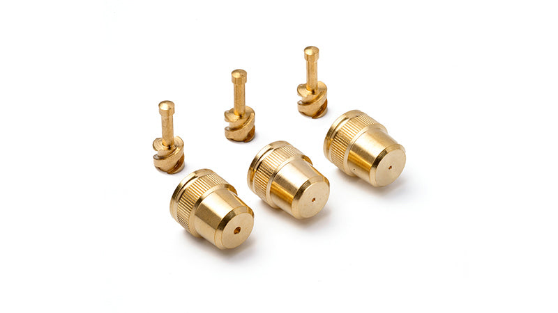 Gloria producten messing sproeidop set incl wervel 2x 1mm 1 x 2m