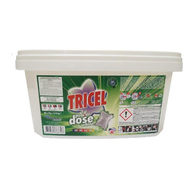 Tricel powder dose white (80x 27gr)