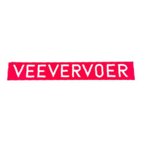 Producten bordje veevervoer