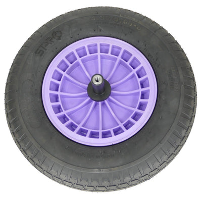 Fort producten wiel 480400x8 4ply band kunststof velg lavendel as 20cm