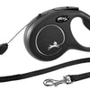 Flexi producten rollijn new classic koord zwart s 8 meter tot 12kg
