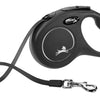 Flexi producten rollijn new classic band zwart s 5 meter tot 15kg
